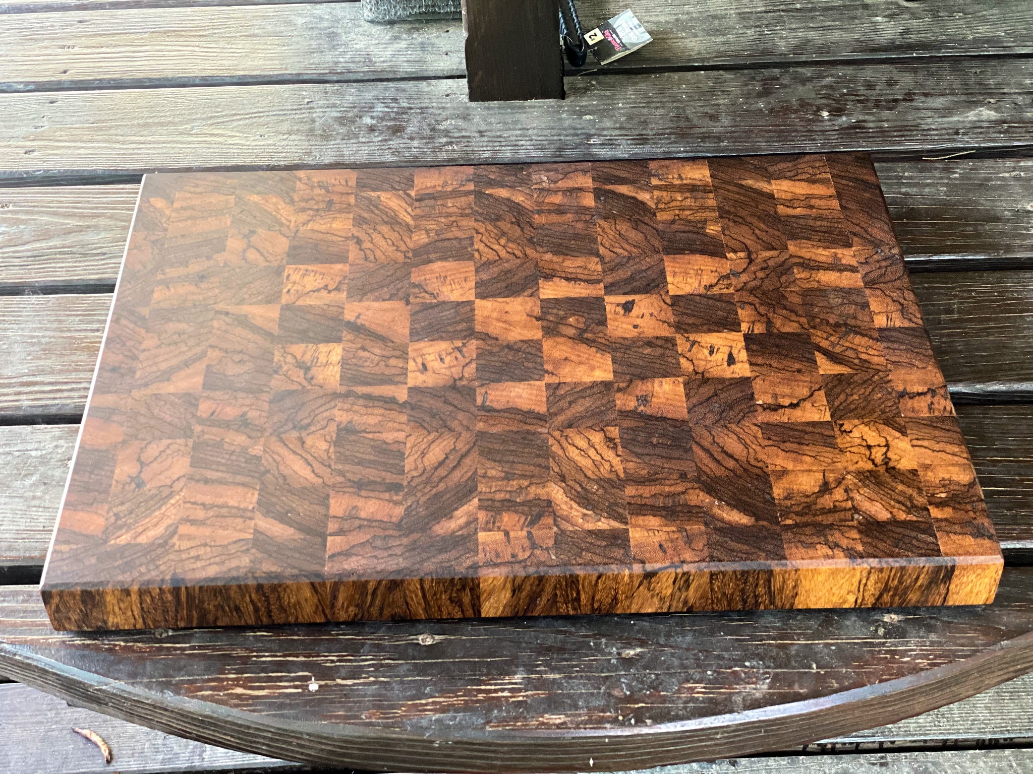 Solid Zebra Wood – Grizzly Grade